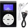 Aatraay Mp3 Lettori Digitali Corano Lettore Mp3 6 × 5 0.8 Pollici Schermo Lcd Mini Portatile Mp3 Lettore Musicale Metallo Mini Clip Mp3 Supporto Scheda di Memoria Con 3.5Mm Auricolare