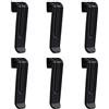 Retevis RT68 - Clip per cintura Walkie Talkie, con clip per cintura, compatibile solo con radio RT68 a 2 vie (confezione da 6)