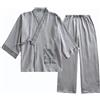 KINMBRA un-brand Completo da Pigiama in Cotone a Doppia Garza Giapponese da Uomo Kimono Plus Size Abbigliamento Zen Abbigliamento taoista (Taglia XL, A4)