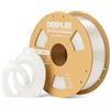 DEEPLEE Filamento PLA Basic 1.75 mm, Bobina da 1 kg Trasparente, Precisione ±0.02 mm, Avvolgimento Antiostruzione per Stampanti FDM