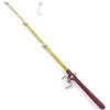 Wwyan Oro 1/12 miniatura canna da pesca accessori decorazione casa delle bambole, canna da pesca in miniatura, accessori per casa delle bambole, decorazione casa delle bambole