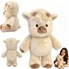 Generico Peluche Che Corre, 45cm Peluches Di Cinghiale, Adorabile Animale Peluche Muccas Pelosa, Running Highland Cow Plush, Peluches Interattivi con Zampe Mobili per Alleviare lo Stress