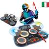 VTech Kidi DJ Drums, Batteria Elettronica per Bambini con Pad Luminosi, Gioch...