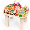 Weilim Tavolo attività Bambini in Legno, Giochi Montessori 1 Anno con Labirin...