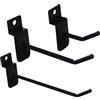 LIFKOME Ganci per Pannello in Metallo Gancio Espositore Scaffale Supermercato 3Pezzi Hanging Hook Home Supplies Peg Hooks