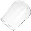 AMUSLESUR Paralume in Vetro Trasparente a E27, Copertura per Illuminazione da Tavolo e Lampadari, Sostituzione Paralume Rotondo Apertura 5 CM, per Applique e Ventilatori da Soffitto