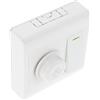 WOONEKY Controllo Ventilatore da Soffitto e Interruttore Luce Dimmerabile Doppio Comando Pannello di Controllo Manopola Regolabile Installazione a Parete per Soggiorno e Camera da Letto