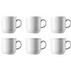 Thomas 11400-800001-15571 Trend - Tazza da caffè in porcellana, 360 ml, 6 pezzi, colore: Bianco
