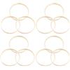 SUPVOX 12pcs Anello per acchiappasogni Cerchi di da 17 cm per Regali Fai da Te Artigianato Che Fanno Decorazione di Nozze Festival