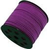 Whakano 1 pezzo 10 M x 2,5mm cordino in pelle scamosciata, corda in pelle per lavori fai da te, per bracciali, per creazione di gioielli, per collane, per confezionamento regali, Viola
