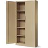Jan Nowak Armadio da Ufficio C001H XL Archivio per Officina in Metallo Verniciato a polvere Chiudibile 195 cm x 90 cm x 40 cm (Beige)