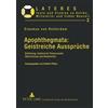 Heribert Philips Apophthegmata (Tascabile) Lateres