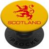 SCOTTISH LION RAMPANT Simbolo scozzese con leone scozzese, stile rosso PopSockets PopGrip Adesivo