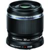 OM SYSTEM M.Zuiko ED 30mm F3.5 Macro Obiettivo Micro Quattro Terzi, Nero | Ottica macro per fotografia ravvicinata, autofocus MSC rapido, design compatto da 140g, per Olympus e Panasonic G.