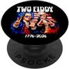 Cool Two Fiddy Paint Style 250 Years Ame Due Fiddy 250 4 luglio 1776 2026 Funny Patriotic USA PopSockets PopGrip Adesivo