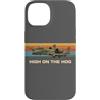 Drip Z Custodia per iPhone 14 A-10 Warthog divertente alto sul maiale grafica retrò tramonto