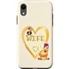 ENGAGEMENT WEDDING HONEYMOON MARRIED HEA Custodia per iPhone XR Gallina - velo da sposa, matrimonio WIFE moglie
