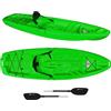 Big Mama Kayak canoa monoposto GIL 2.0 BIG MAMA START - kayak da 254 cm + seggiolino + pagaia - VERDE