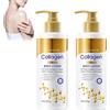 Bploar Set di 2 lozioni per il corpo al collagene, anti rughe, rassoda la pelle, nutriente e liscia, lozione per la cura del corpo