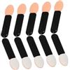 minkissy 10 pezzi Mini Pennelli Occhi Versatile per Ombretto Rossetto e Correttore Piccolo Applicatore Compatto e Resistente per Make Up