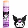 Hello Kitty Kuromi Balsamo per labbra con cappuccio 3D, idratante, per labbra secche e screpolate, per uso quotidiano e regalo