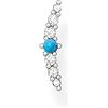 Thomas Sabo orecchini singoli da donna pietra turchese argento sterling 925 H2182-405-17