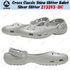 Crocs Classic Shine Glitter Ballet Silver Glitter 213293-0IC taglia unisex