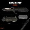 TobeedFnuuy Coltello da Caccia, 3in1 Multiuso/Tascabile Coltello Pieghevole, ...