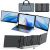 SMISEACOW Monitor Portatile S2 - Mobile Laptop Schermo Estensione 14 Pollici FHD 1080P Portatile Monitor Screen Extender HDMI Estensione