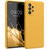 kwmobile Cover per Samsung Galaxy A52 / A52 5G / A52s 5G Custodia - Back Case per Smartphone in Silicone TPU - Protezione Gommata - mango