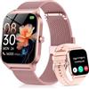 CASCHO Smartwatch Donna, 1.85'' Orologio Smartwatch con Effettua/Risposta Chiamate, 120+ Sportive Smart Watch con Contapassi/Sonno, Fitness Tracker per iOS Android - Elegante oro rosa 7