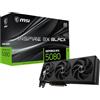 msi NVIDIA GeForce RTX 5080 16G Inspire 3X OC Black Scheda grafica 16GB GDDR7 (30 Gbps / 256 bit), raffreddamento a tripla ventola (3 x STORMFORCE Fan) - HDMI 2.1b, DisplayPort 2.1b, SFF Ready