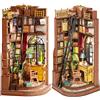Rolife Book Nook Kit Miniature da Costruire DIY Booknook Silent Corner Study ...