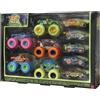 Hot Wheels Monster Trucks Fluo Set con 10 Veicoli, 5 Monster Trucks e 5 Macc...