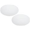 PATIKIL Diffusore Paralume, 2pz 11 Diametro con 3/8 Diffusore Rotondo con Foro Centrale 1,7mm Spesso per Paralumi Tamburo Lampade Sospensione Adatto Aperture 11,5-13, Bianco Traslucido