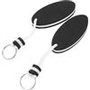 PACKOVE Portachiavi Galleggiante in Eva Corda Resistente e Leggero 2 Pezzi Colore Nero Accessori Mare per Sport Acquatici e Kayak