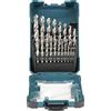 Makita D-67549 - Set di punte per trapano HSS-G, 19 pezzi