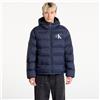 Calvin Klein Giacca Calvin Klein Jeans Ls Nylon Monogram Puff Jacket Blue