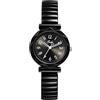 OIDEA Orologio unisex con cinturino elastico, al quarzo, analogico, con cinturino elastico, in acciaio inox, quadrante effetto sole chiaro e facile da leggere, con numeri grandi, per regali