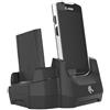 Zebra Culla a slot singolo con kit di ricarica della seconda batteria di riserva - Docking Cradle (Anschlußstand) - USB / Ethernet - f
