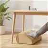 Poggiapiedi a Semicilindro in Memory Foam Poggiapiedi da Scrivania Ergonomico