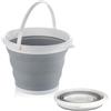 miaomiao Secchio pieghevole da 5 l in plastica, secchio pieghevole, secchio per tacchino, secchio d'acqua, per interni ed esterni, ideale per campeggio, festival, spiaggia, lavanderia, lavaggio auto