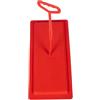 Ciieeo Copri Tavoletta WC alla Turca in Plastica Rosso, Copri Water Resistente e Facile da Pulire, Accessorio Igienico per Bagno e WC alla Turca