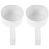 Toyvian 2pezzi Cucchiaio Dosatore per Polvere in Metallo Misurini per Detersivo in Polvere Cucchiai per Porzioni di Cibo per Animali Misurino per Farina Utensile da Cucina Multiuso