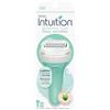 INTUITION Schick Intuition Sensitive Care Razor for Women with 2 Moisturizing Razor Blade Refills with Natural Aloe