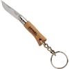 Opinel MiniMesser, Größe 2, rostfrei, mit Anhänger,