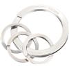 TROIKA Key ring - NAIL GUARD - quick and easy attachment of keys thanks to patented ope