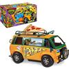 TEENAGE MUTANT NINJA Giochi Preziosi, Tartarughe Ninja 2023 Caos Mutante, Furgone Lancia Pizze Del...