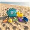 Set da Spiaggia in Legno Ecologico Kit da Scavo in Legno Sicuro per Sabbiera