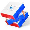 GAN 356ME Cubo di Velocità Professionale 3x3 Cubo Magnetico, Speed Cube con 1...